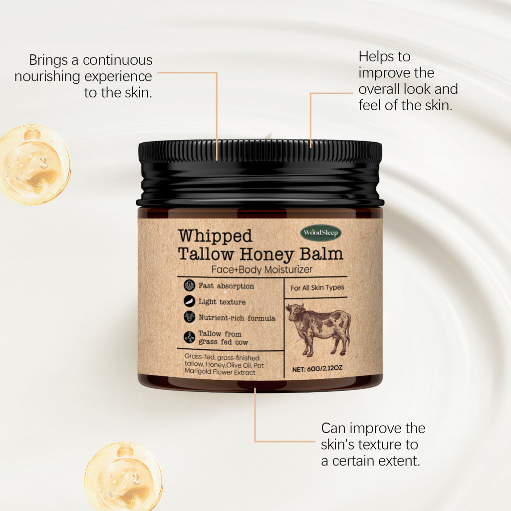 Visibly Softer, Glowing Skin in 7 Days — WoodSleep Tallow & Honey Face Cream