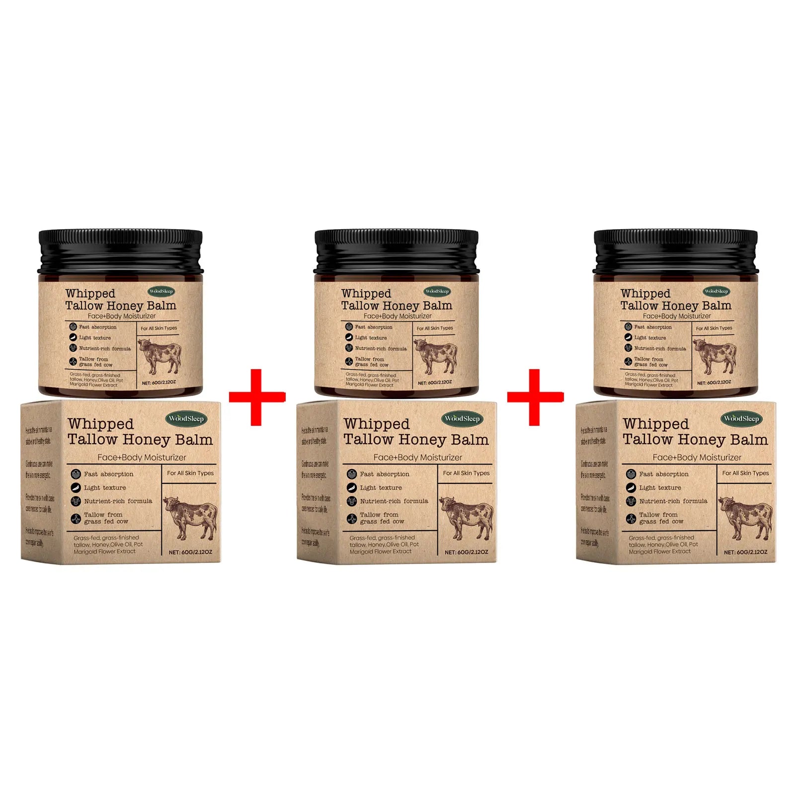 Visibly Softer, Glowing Skin in 7 Days — WoodSleep Tallow & Honey Face Cream