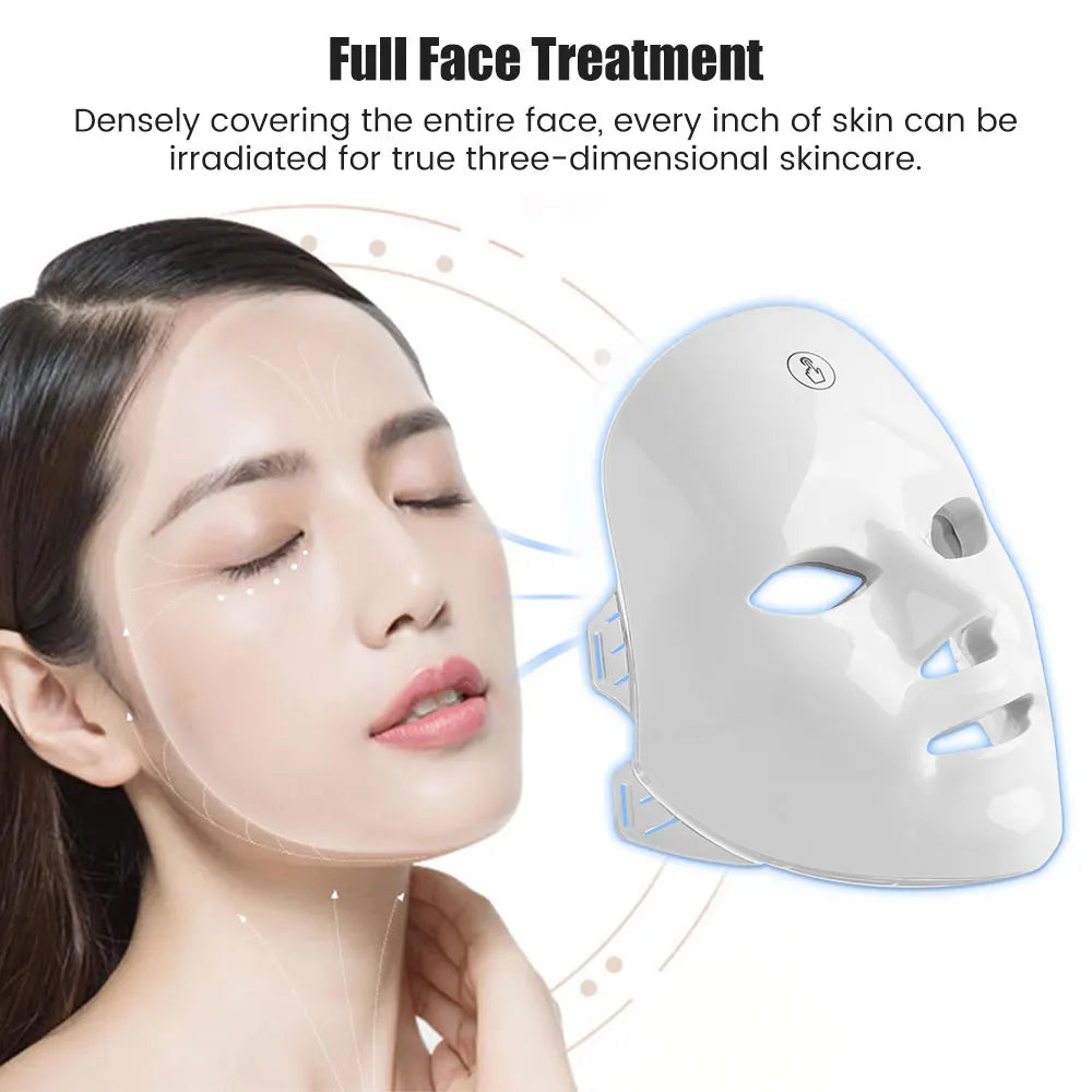 7-in-1 LED Light Therapy Face Mask