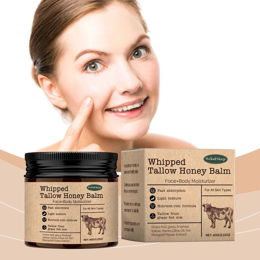 Visibly Softer, Glowing Skin in 7 Days — WoodSleep Tallow & Honey Face Cream