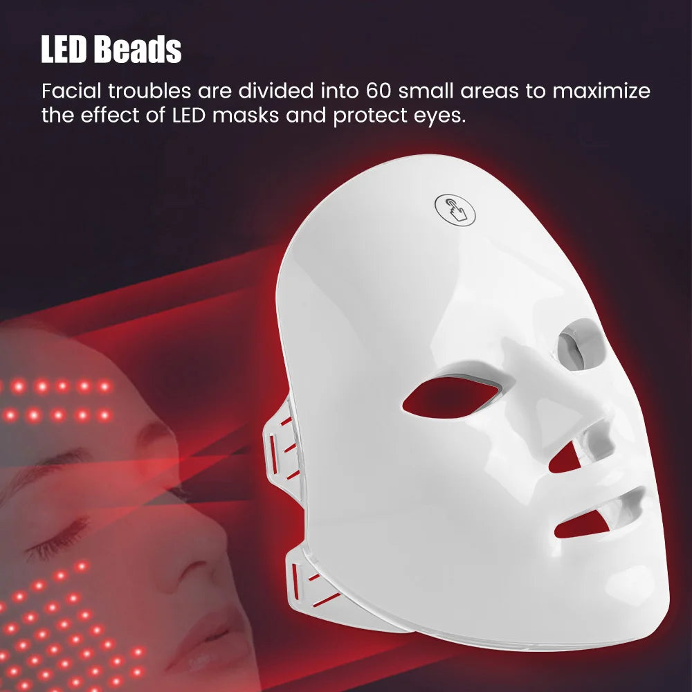 7-in-1 LED Light Therapy Face Mask